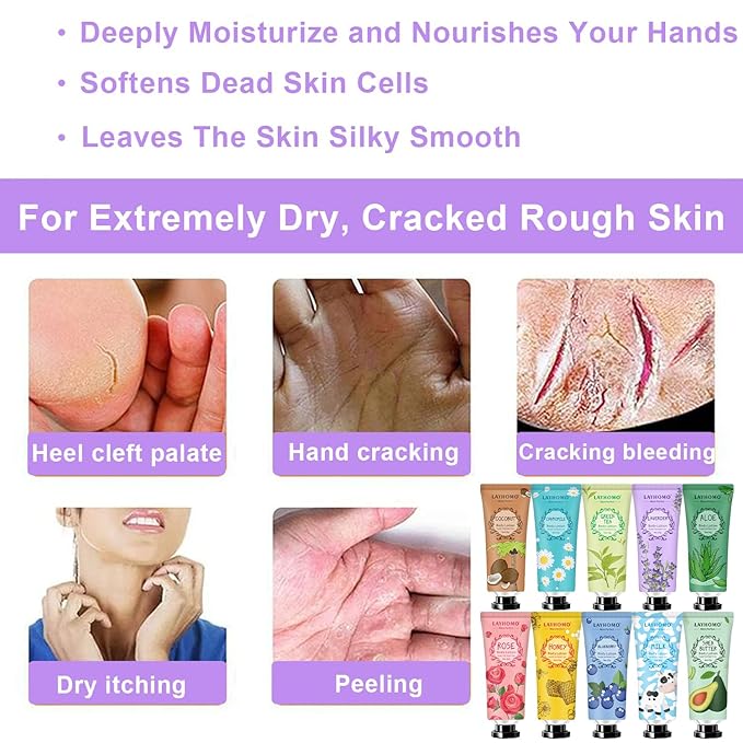 20 Pack Mini Body Lotion Gift Bulk for Dry Skin,Travel Size Small Body Cream With Shea Butter Natural Fragrance Moisturizing Body Lotion for Women Men,Valentines Day Gifts for Her Thank You Gift