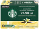 Starbucks Flavored Coffee K-Cup Pods, Vanilla Flavored Coffee, Made without Artificial Flavors, Keurig Genuine K-Cup Pods, 10 CT K-Cups/Box (Pack of 4 Boxes)