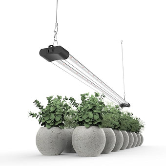APICDOM LED Grow Light Full Spectrum Light Linkable 5000K Daylight + 660nm Red Indoor Plant Lighting Fixture (4 FT)