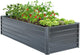 Ohuhu Metal Raised Garden Bed Outdoor 8x3x1.9 FT Reinforced Galvanized Rustproof Colored Steel Planter Boxes for Vegetables, Heavy Duty Raised Beds for Growing Flowers Herbs Succulents