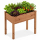 DUMOS 34x18x30 Inch Raised Garden Bed, Elevated Wood Planter Box with Legs