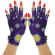 ManiGlovz - The ORIGINAL UPF 50+ UV Light Protective Nail Gloves | Gel Manicure and Anti UV/LED Fingerless Gloves for Women | Can be Used as Sun Protection Gloves or for Driving | Starry Knight