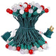 Christmas Lights Outdoor 70 LEDs 24FT Red and White Christmas Tree Light ﻿