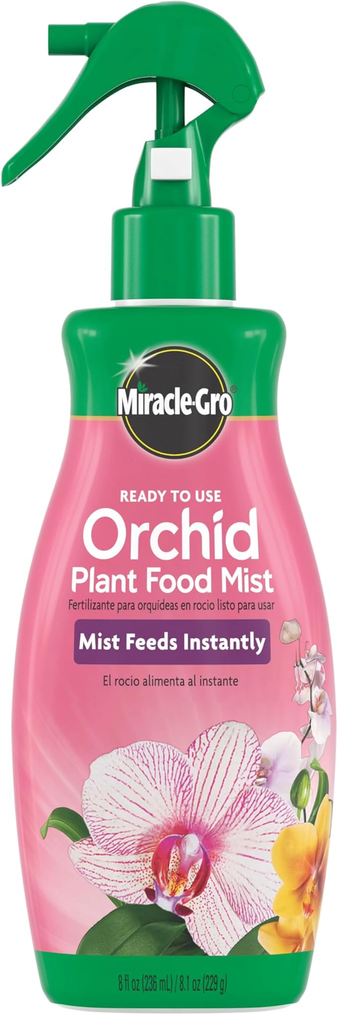 Miracle-Gro Ready to Use Orchid Plant Food Mist, Indoor Orchid Plants, 8 oz, 3-Pack