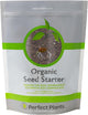Perfect Plants Organic Seed Starter Soil Mix 4qt. | Contains Worm Castings and Mycorrhizae | Balanced Seed Sprouting Medium