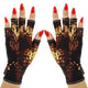 ManiGlovz - The ORIGINAL UPF 50+ UV Light Protective Nail Gloves | Gel Manicure and Anti UV Fingerless Gloves for Women | Can be Used as Sun Protection Gloves for Driving | The Blaze