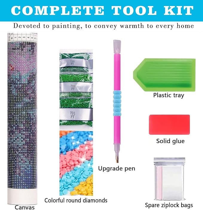 Meothan Diamond Art Kits for Adults, 5D DIY Skull Diamond Painting Kits for Adults Beginners, Diamond Dots Kits Gem Arts Crafts for Living Room Bedroom Offices Home Wall Decor 12X16 Inch