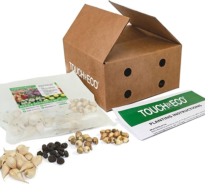 Amazing Deal - Complete Spring & Summer 100 Bulbs Blooming Flower Garden - Beautiful Flowers That Will Attract Bees, Butterflies & Hummingbirds and Other Pollinators - Easy to Grow 1000's Sold