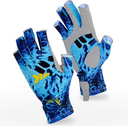 KastKing Sol Armis Sun Gloves UPF50+ Fishing Gloves UV Protection, Sun Protection for Outdoor, Kayaking, Rowing