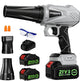 Leaf Blower Cordless with Battery and Charger, 1000,000RPM Mini Leaf Blower, Fast Charger & Extended Nozzle Design, Handheld Lightweight Blowers for Lawn Care,Patio Cleaning,Car,Leaves,Dust (Grey)