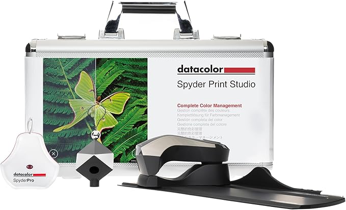 Datacolor Spyder Print Studio: Ultimate Kit for Complete Photo Color Management from Capture Through Editing to Print