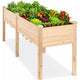DUMOS 72x23x30 Inch Raised Garden Bed, Elevated Wood Planter Box with Legs
