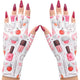 ManiGlovz - The Original UPF 50+ UV Light Protective Nail Gloves | Gel Manicure Gloves and Anti UV Fingerless Gloves for Women | Can be Used as Sun Protection Gloves for Driving | Nailed It Print
