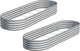 2PCS 8x2x1ft Galvanized Metal Raised Garden Bed Kit,Outdoor Planter Box Vegetables,Flowers,Herbs Durable Rust-Resistant Patio Gardening Beds