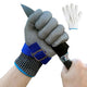 ANSI A9 Cut Resistant Gloves, Upgrade 2.0Food Grade 316Stainless Steel Wire Mesh Metal Gloves,Cutting Gloves Kitchen, Oyster Shucking, Fillet Cutting,Meat Cutting and Metal Processing(XXL-1PCS)
