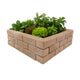 Landecor Raised Garden Bed, Brick Style Planter Box, 24" x 8" Polyurethane Garden Bed Panels, Modular Design for Curved or Straight Layouts, Lightweight & Weather Resistant, 4 Panel Pack