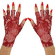 ManiGlovz - The ORIGINAL UPF 50+ UV Light Protective Nail Gloves | Gel Manicure and Anti UV Fingerless Gloves for Women | Can be Used as Sun Protection Gloves for Driving | Red District