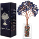 Magic and Miracles Lapis Lazuli Crystal Tree, Office New Home Desk Decor, Meditation Yoga Plant, Gemstone Tree, Xmas Anniversary Housewarming Gifts for Women Coworkers Nana Daughter