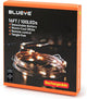 BLUEYE 16FT 100LEDs Rechargeable Fairy Lights,Remote Control,3 Off Timers,Detachable Battery Operated,Tangle-Free Camping String Light,Twinkle for Christmas,Party,Wedding(Cool+Warm White,1Pack)