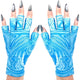 ManiGlovz UV Protection Gloves for Nails, Swanky Swirl, Large