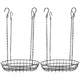 KICHOUSE 2 Sets Adjustable Plant Risers for Inside Pots, 12-18 inch Planter Stand Inserts Holder for Tall Planters Large Pots, Hanging Flowerpot Filler to Reduce Soil