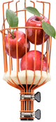 EXTEND-A-REACH Fruit Picker Basket Only // Twist-On Apple Picker Basket Only Fits Standard Acme Extension Pole // Fruit Tree Picker Tool for Orange Mango Avocado Lemon Pear (Pole Sold Separately)