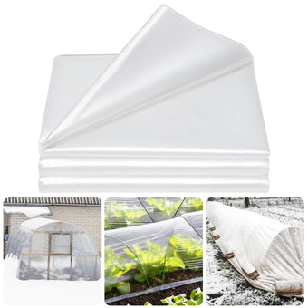 Legigo 10 X 30 Ft Clear Greenhouse Plastic, Plant Covers Freeze Protection
