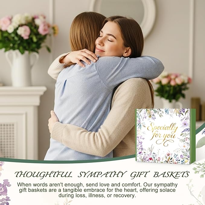 Birthday Gifts for Women Spa Care Package, Valentines Day Gifts for Her Mom Wife Girlfriend, Get Well Soon Gift Baskets Thinking of You Sympathy Gift Box for Friend, Sister, Grandma
