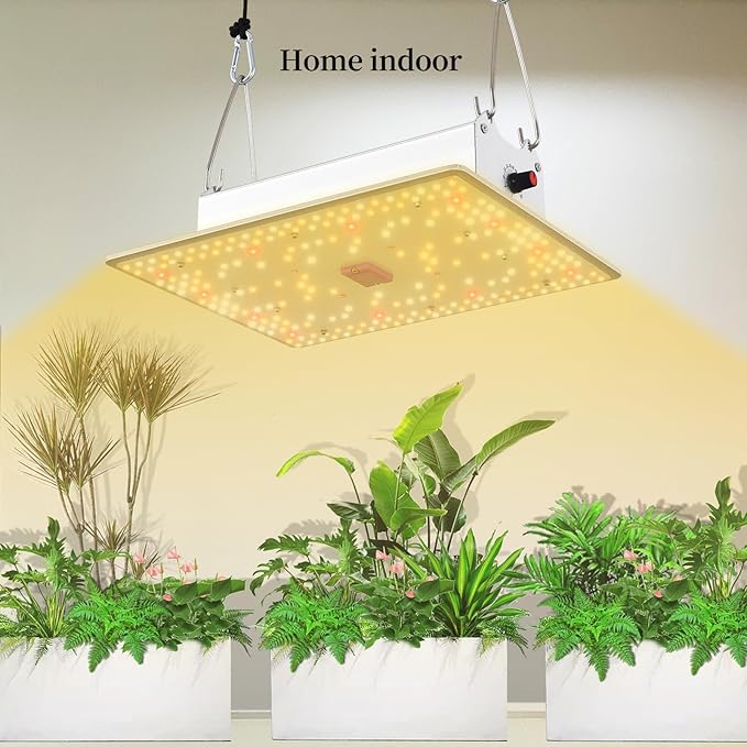 Seoul Extra Unique 45MIL Chip,Led Grow Light, Full Spectrum Plant Dimmable Grow Light,High Absorption Deeper Penetration Lamps for Seed Starting Vegetables Bloom in 2x2/2x3 Grow Tent High Efficiency