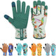Leather-Gardening-Gloves for Women,Thorn-Proof Work-Gloves for Weeding,Digging,Planting,Pruning Yard garden Gloves