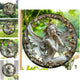 Flower Fairy Garden Decorations Angel Wing Christmas Halloween Deco Statue Art Elf Sculpture Hanging Craft for Outdoor Yard Courtyard Lawn Patio Window Acrylic Ornament Home Gift (C,L: 8*8 IN)