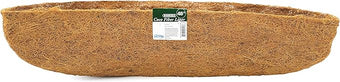 Bosmere Pre-Formed Coco Liner with Soil Moist – 48-Inch Replacement Liner for Window Boxes & Hanging Baskets