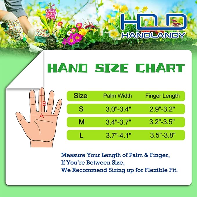 HANDLANDY Rose Pruning Gardening Gloves for Men Women, Thorn Proof Forearm Protection Leather Garden Gloves, Gardening Gifts for Gardeners (Yellow- goatskin, Large (Pack of 1))