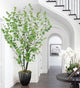 Artificial Enkianthus Tree 8ft Tall Faux Tree with Large Trunks and Realistic Leaves, Fake Enkianthus Tree Floor Potted Artificial Plants for Home Office Living Room Indoor Decor (8feet,1Pack)