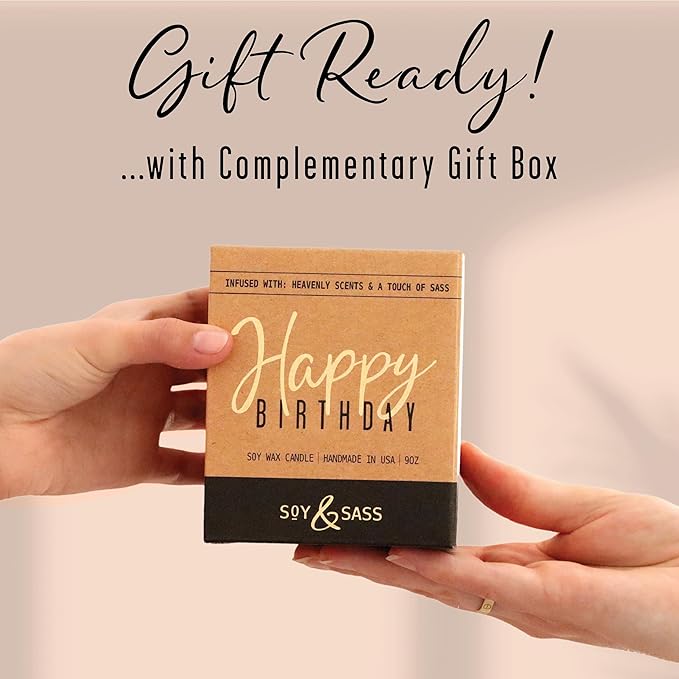 75th Birthday Gifts for Women - 'Limited Edition 1951' Soy Candle, w/Champagne on Ice I 75th Birthday Gift for Her Ideas I 9oz Reusable Jar, 50Hr Burn, Made in USA