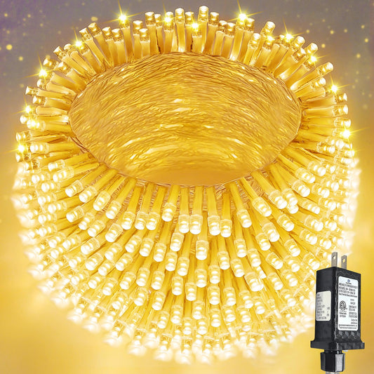 500 LED String Lights, 180FT Super-Long Christmas Lights Outdoor Indoor