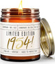 72nd Birthday Gifts for Women - 'Limited Edition 1954' Soy Candle, w/Champagne on Ice I 72nd Birthday Gift for Her Ideas I 9oz Reusable Jar, 50Hr Burn, Made in USA