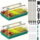 120 Cells Seed Starter Trays with Grow Lights, Color Change Grow Lights for Seed Starting Kit, 3 Timming Set, Indoor Plant Growing Kit for Gardeners, Germination Trays Kits, Gardening Gifts