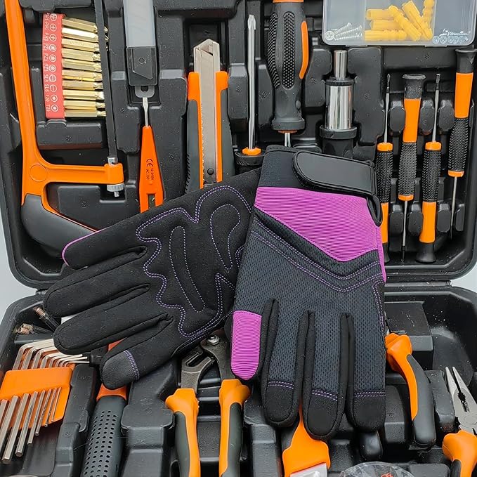 Thorn Proof&Puncture Resistant Gardening Gloves with Grip,Garden Glove for Women, Leather Yard Work Gifts