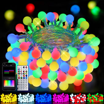 78FT 200LED Globe String Lights Indoor, Color Changing Classroom Lights