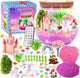 Hannstar Unicorn Terrarium Crafts Kit for Kids-LED Night Light Up & Remote Unicorn Birthday Gifts Toys for Girls Ages5 6 7 8 9 10 Year Old-Christmas Gifts for Girls