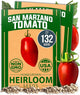 HOME GROWN San Marzano Tomato Seeds – 132 Heirloom, Seeds – High Germination Tomatoes for Indoor & Outdoor Growing – Classic Paste Variety for Gardeners & Home Use