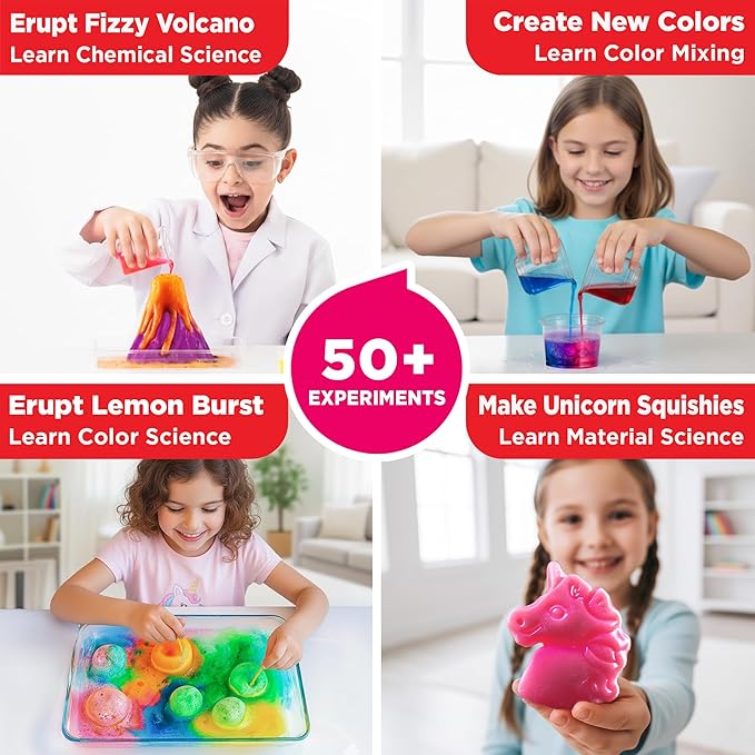 Doctor Jupiter Super Science Gift Set | Set of ‘Girls’ First Science Kit’, ‘Princess Super Soaps’ for Kids Ages 4+ | Birthday Gift Ideas, STEM Learning & Educational Toys for 4-5-6-7-8 Year Old Girls