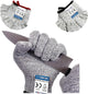 Dowellife Cut Resistant Gloves Food Grade Level 5 Protection, Safety Kitchen Cuts Gloves for Oyster Shucking, Fish Fillet Processing, Mandolin Slicing, Meat Cutting and Wood Carving. (X-Large-2 Pairs)
