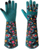 Trifabricy Gardening Gloves for Women - Long Garden Gloves with Grip Breathable, Thorn-Proof Puncture-Resistant Work Gloves