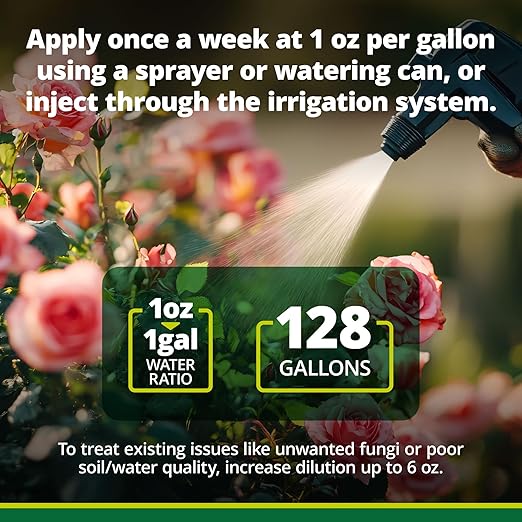 TeraGanix EM-1 Soil Conditioner (1 Btl = 16 Gal), Microbial Inoculant Concentrate, Plant Growth, Root Enhancer, Liquid Probiotic for Soils & Plants, Seed Germination, Garden, Lawn Care (16 fl oz)