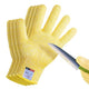 Cut Resistant Gloves, 2 Pairs of Cut Proof Gloves for Kitchen, Oyster Shucking, Fish Fillet Processing, Carving Wood and Gardening (Medium, Yellow)