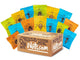 Nuts.com - Nuts and Dried Fruits Snack Box – Gourmet Mix Assortment for Winter, Valentine's Day and Festive Gifts – Package Includes Mixed Nuts, Dried Apricots & Fruits, Trail Mix, Heat Mix and Apple Pie Crunch