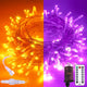 200 LED Connectable String Lights with Remote, Halloween Lights Outdoor