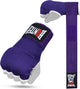 HUNTER Gel Padded Inner Gloves with Hand Wraps for Boxing, Quick Elastic Training Wraps for Men & Women, Muay Thai MMA Kickboxing Martial Arts Knuckle Wrist Protector (Pair)